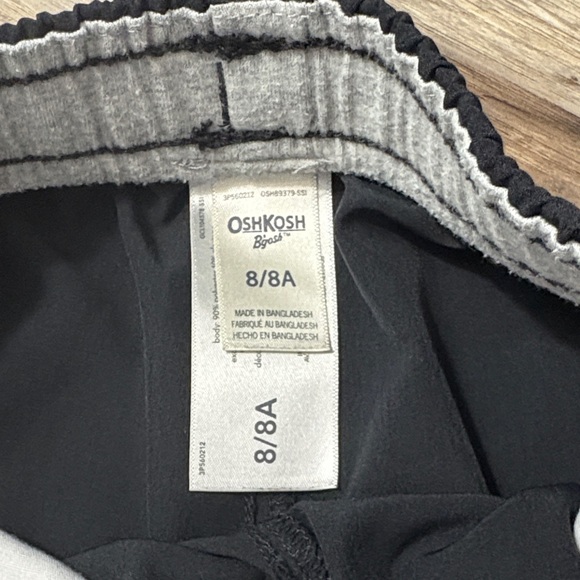 OshKosh B'gosh Black and Gray Joggers - Picture 2 of 8